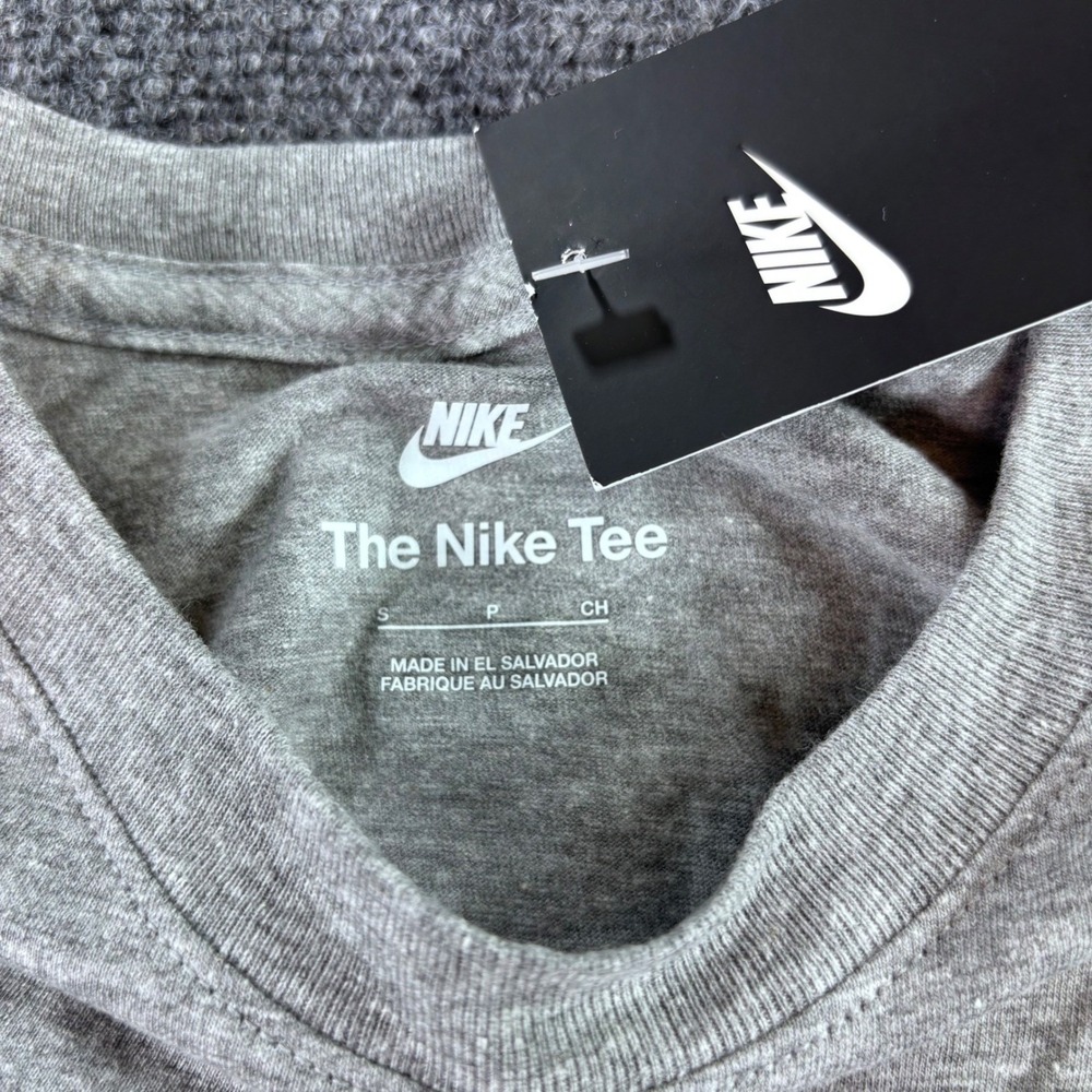Nike Dunk Low T-Shirt Mens Small Grey Stack Em‎ High Cookie Panda NWT Streetwear - Picture 4 of 7